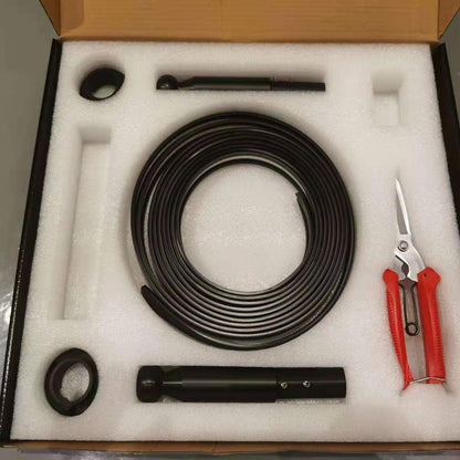 Ningbo Foroureyes Electric LED Skyline Lights indoor lamp kit with coiled black cable metal poles mounting rings and red snips