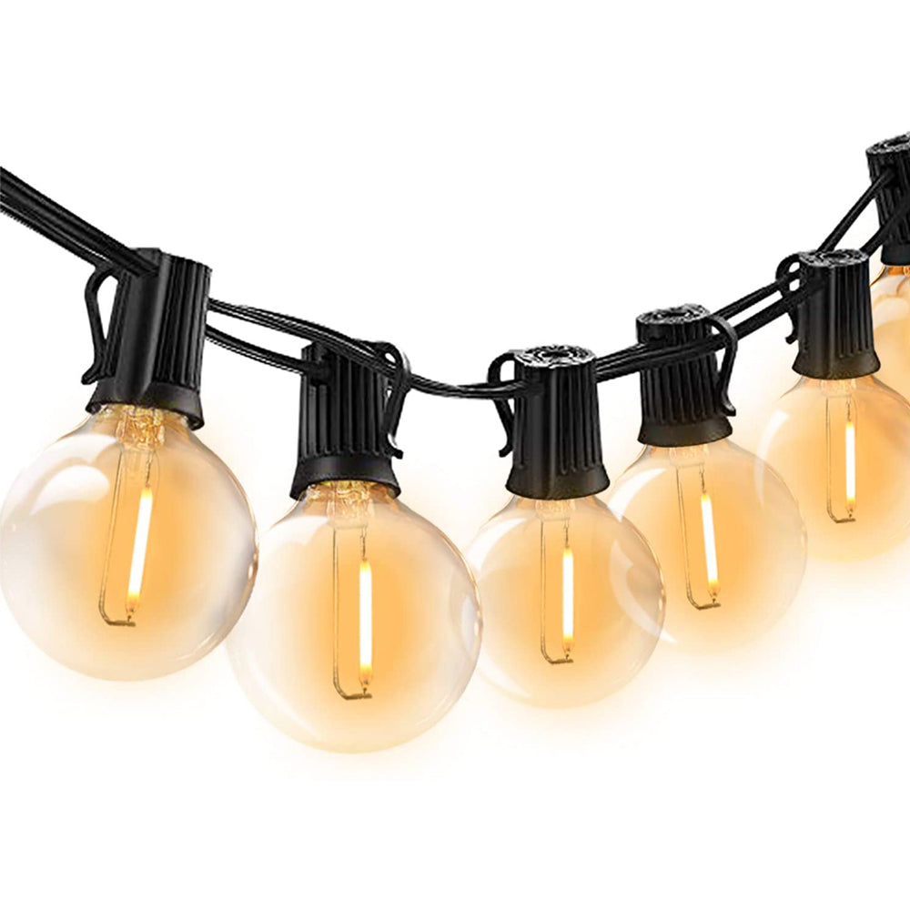 Ningbo Foroureyes Electric Company Outdoor Patio Lights with Warm Yellow Bulbs for Ambiance