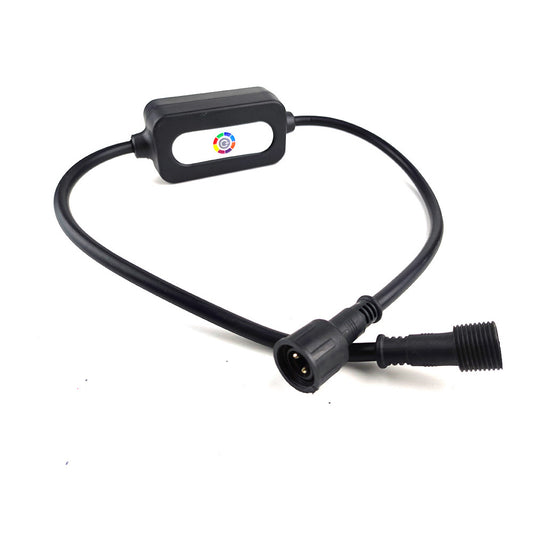 Tuya controller adapter cable with black connectors and control box by Ningbo Fuaisi Electric Appliance Co Ltd